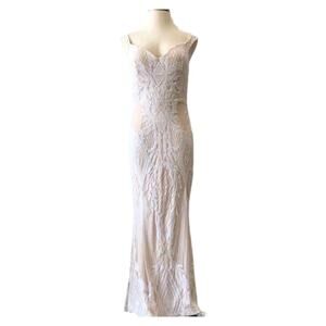 Style Plus Boutique Size 2X White Evening Long Dress